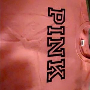 pink sweatshirt!